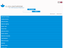 Tablet Screenshot of globalbathroom.com